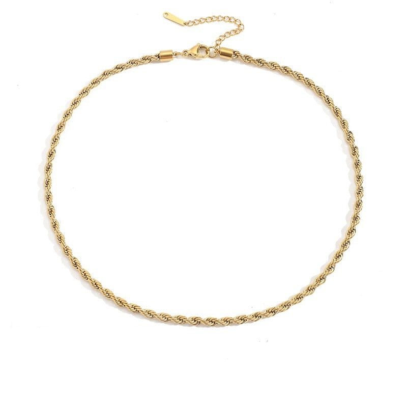 Rope Chain Choker Necklace